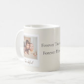 Mug Cadre Photo Polaroïd Remerciements & Bénédictions  (Devant gauche)