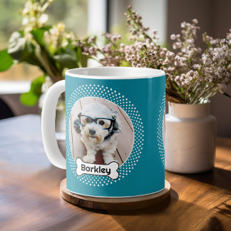 Mug Cadre photo pour animal de compagnie avec os et po