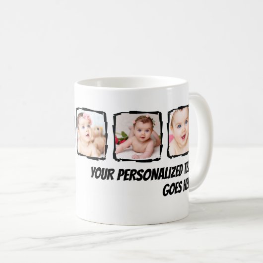Mug Cadre photo Scribble personnalisé (Devant droit)