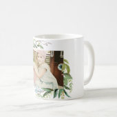 Mug Cadre vert avec photo (Devant droit)