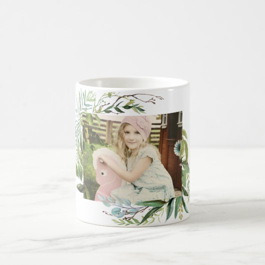 Mug Cadre vert avec photo (Centre)