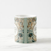 Mug Cadre Vert Tan Personnalisable Verset (Centre)