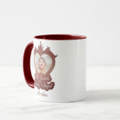 Mug Cadres cardiaques Bébé Photo Little Angel Red Keep (Devant gauche)