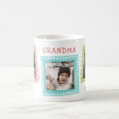 Mug Cadres griffés Meilleur Collage photo grand-mère (Centre)
