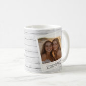 Mug Cadres Photo Rustiques 2 - Impression sur Bois Shi (Devant droit)