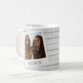 Mug Cadres Photo Rustiques 2 - Impression sur Bois Shi (Devant gauche)
