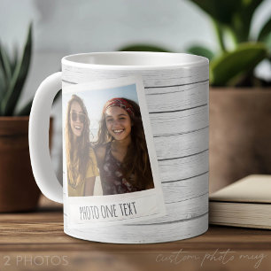 Mug Cadres Photo Rustiques 2 - Impression sur Bois Shi