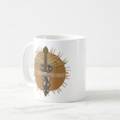 Mug Caducée d'anesthésiste (Devant gauche)
