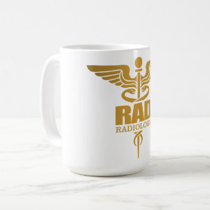 Mug Caducée d'or (radiologie)
