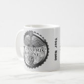 Mug Caducée gris Infirmière pédiatrique (Devant gauche)