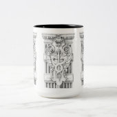 Mug CADUCÉE Haut Noir Bicolore (Centre)
