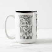 Mug CADUCÉE Haut Noir Bicolore (Gauche)