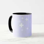 Mug Caducée holographique 3D médical Croix blanche (Devant gauche)