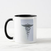 Mug Caducée médical en métal (Gauche)