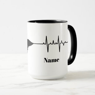 Mug Caducée Médicale et Coeur