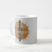 Mug Caducée Podologue (Devant gauche)