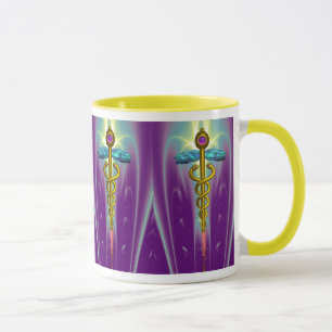 Mug CADUCEUS, amitiste de l'or dynamique