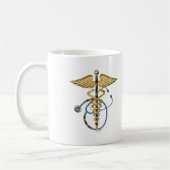 Mug Caduceus & Stethoscope (Gauche)