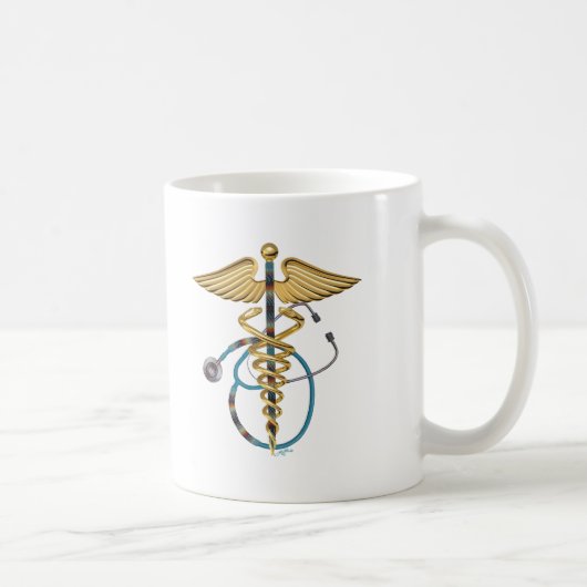 Mug Caduceus & Stethoscope (Droite)