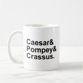 Mug Caesar Pompey Crassus | Le Triumvirat romain (Gauche)