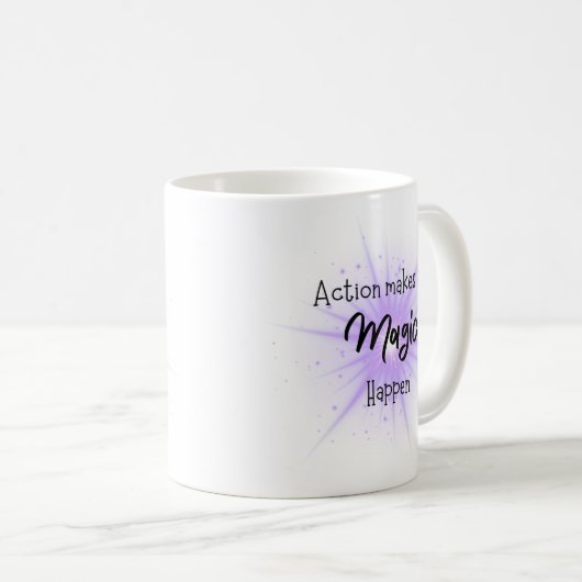 Mug Cafasse à café Affirmation positive (Devant droit)