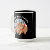 MUG CAFÉ - 2 TONE NOIR W/2025 LOGO (Devant gauche)