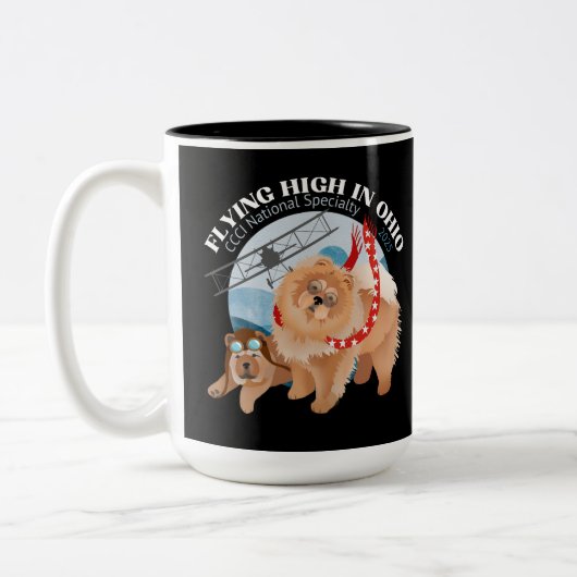 MUG CAFÉ - 2 TONE NOIR W/2025 LOGO (Gauche)