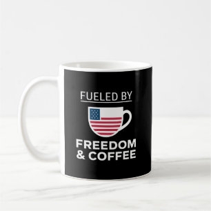 Mug Café 4 juillet Liberté Caféine Femmes Hommes Maman