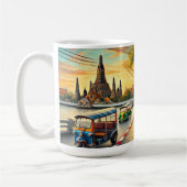 Mug Café à Bangkok Thaïlande Wat Arun (Gauche)