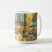 Mug Café à Barcelone Espagne (Devant droit)