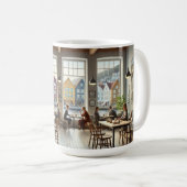 Mug Café à bergen Norvège (Devant droit)