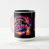 MUG CAFÉ À DEUX TONS DJ GABI 2 (Devant gauche)