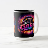 MUG CAFÉ À DEUX TONS DJ GABI 2 (Devant droit)
