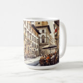 Mug Café à Florence Italie (Devant droit)