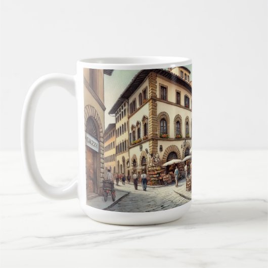 Mug Café à Florence Italie (Gauche)