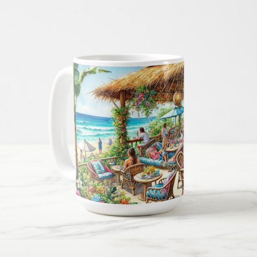 Mug Café à Honolulu Hawaii (Devant gauche)