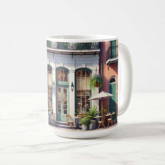 Mug Café à La Nouvelle-Orléans Louisiane (Devant droit)