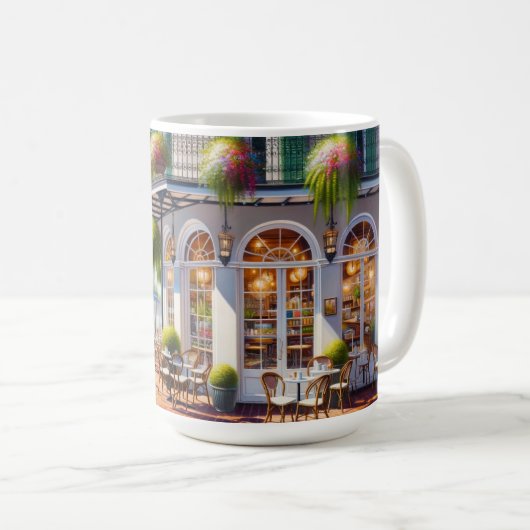 Mug Café à La Nouvelle-Orléans Louisiane (Devant droit)