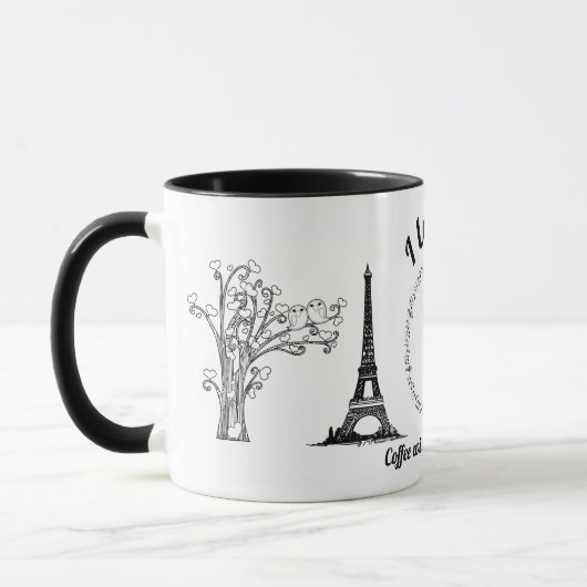 Mug Café à la saveur d'amour (Gauche)