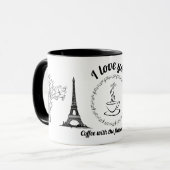 Mug Café à la saveur d'amour (Devant gauche)