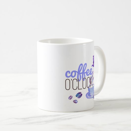 Mug Café à l'horloge (Devant droit)