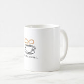 Mug Café à l'infini (Devant droit)
