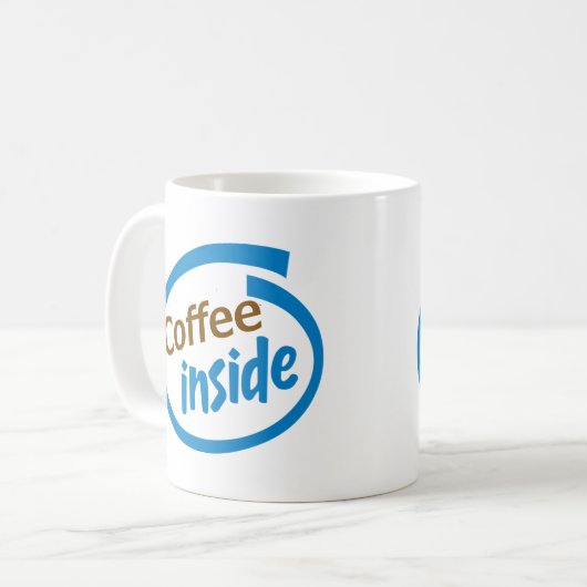 Mug Café à l'intérieur (Devant gauche)