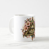 Mug Café à l'œil de Fleur de Cerisier (Devant gauche)