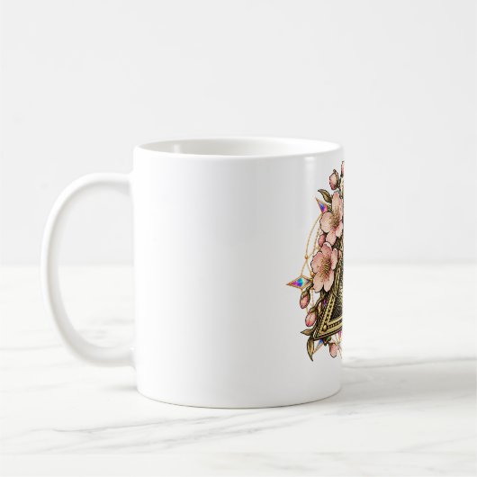 Mug Café à l'œil de Fleur de Cerisier (Gauche)