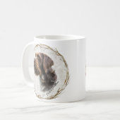 Mug café À poils durs allemand (Devant gauche)