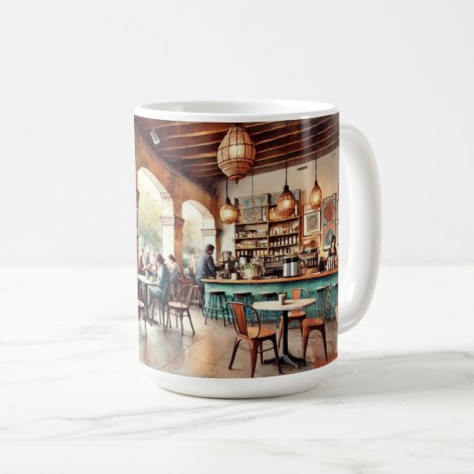 Mug Café à San Antonio Texas (Devant droit)