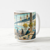 Mug Café à San Francisco Bay Bridge (Devant droit)