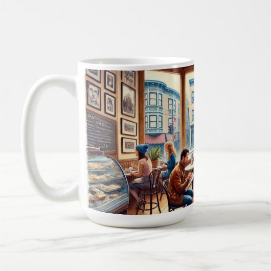 Mug Café à San Francisco North Beach (Gauche)