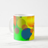 MUG CAFÉ ABSTRAIT DE CERCLES (Devant gauche)